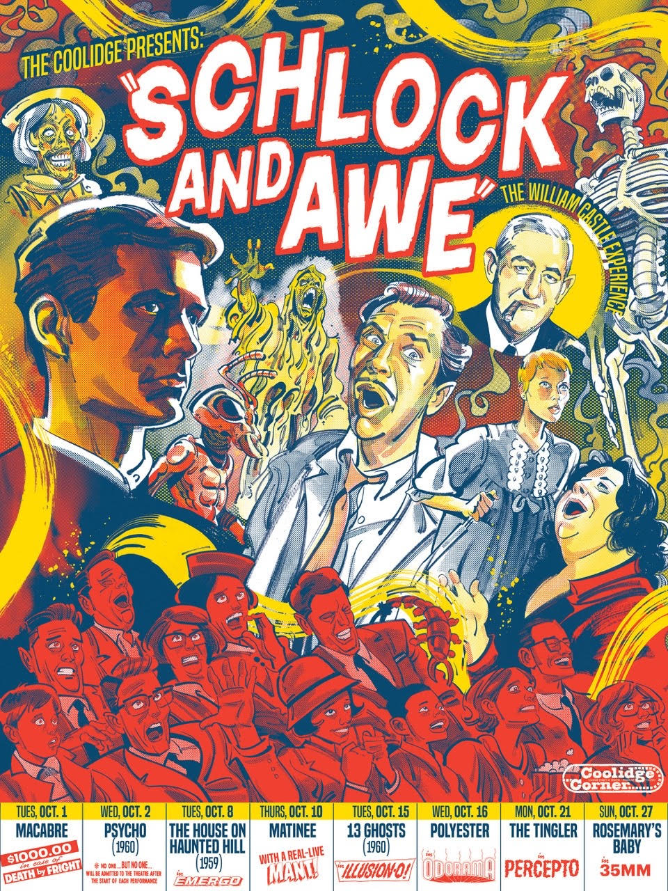 William Castle Schlock and Awe Poster